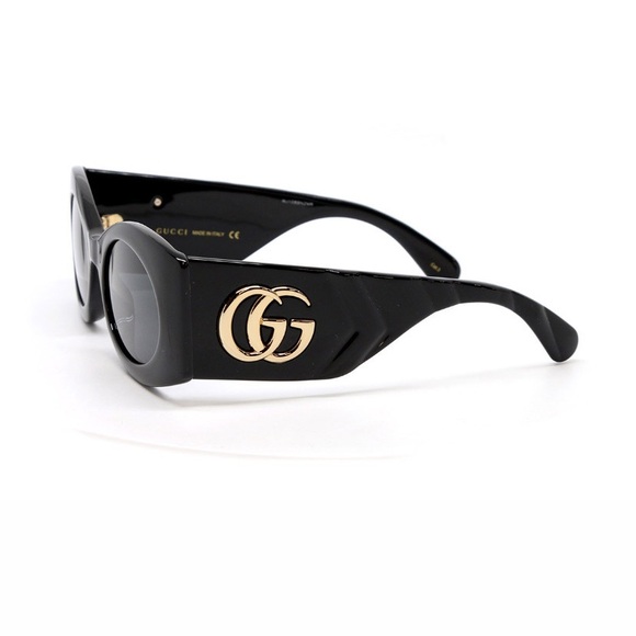 NEW AUTHENTIC GUCCI BLACK SUNGLASSES GUCCI WOMEN EYEWEAR - Picture 3 of 5